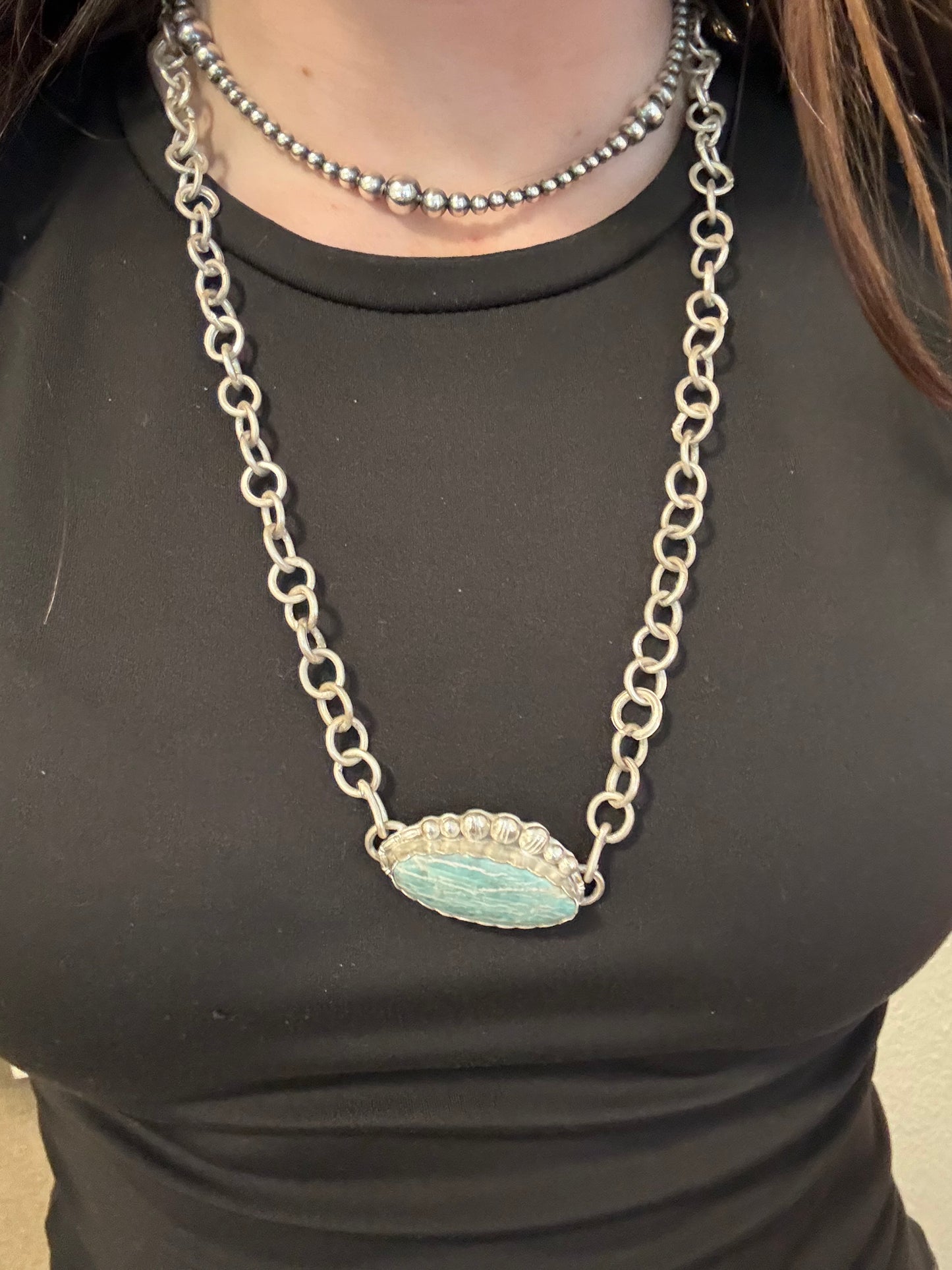 Oval Amazonite Necklace